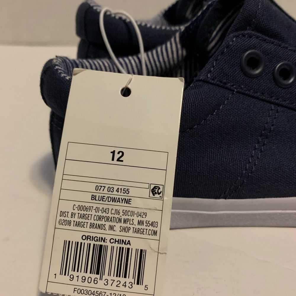 Toddler Boys Dwayne Sneakers Cat & Jack Blue 12 - Picture 9 of 15